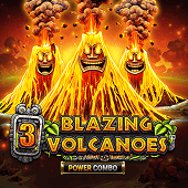 Imagem do jogo 3 Blazing Volcanoes Power Combo no 9080bet